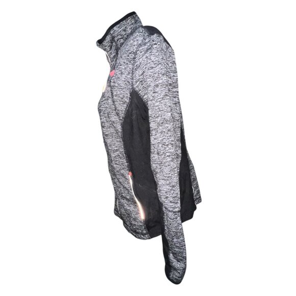 Tangerine Black Full-Zip Athletic Jacket Sz XL Reflective Accents High Neck And - Picture 7 of 11